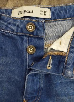 Шорти джинсові бавовна жіночі сині,розмір 10(38) на 44розмір від new look6 фото