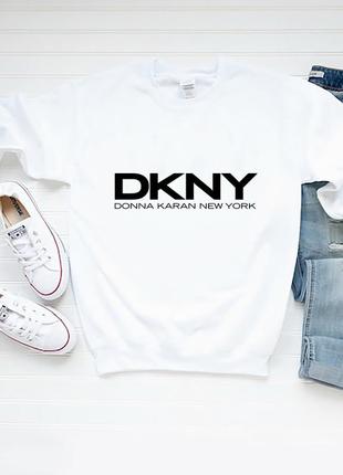 Мужской свитшот лонгслив кофта dkny dkny белый