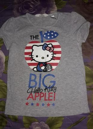 Футболка девочке киттт