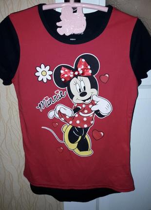 Футболка с минни девочке 7 лет