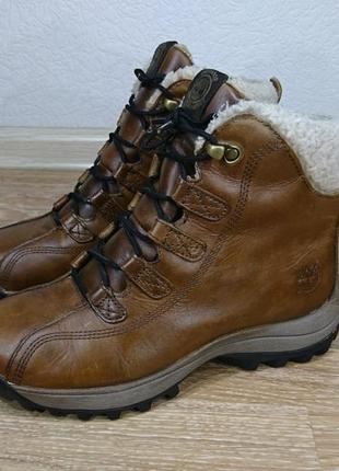 Ботинки кожаные timberland waterproof оригинал размер 371 фото