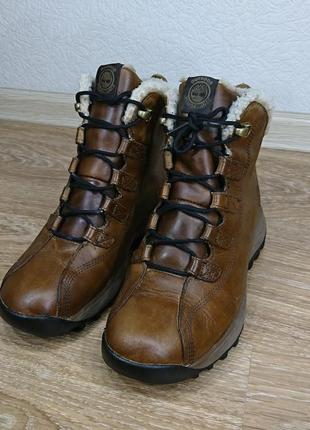 Ботинки кожаные timberland waterproof оригинал размер 372 фото