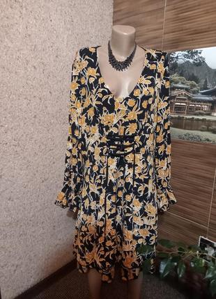 Шикарное шифоновое платье shein