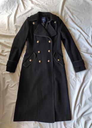 Шикарне двобортне вінтажне пальто