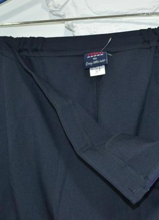 Kлассические синие брюки  прямого покроя  от бренда  теsко4 фото