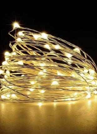 Гірлянда роса на батерейках