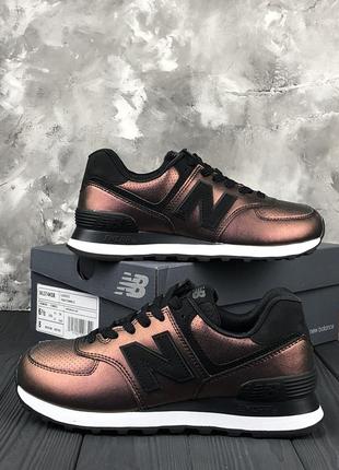 Шикарна модель new balance 574 marsala в унікальному кольорі (36-41)2 фото