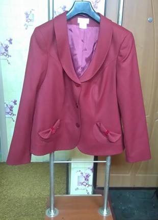 100% високоякісна вовна! шикарний брендовий піджак peter hahn р. xl (німеччина)