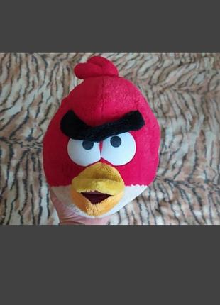 Комплект набір м'яких іграшок лот м'яких іграшок angy birds злі пташки порося жовта червона зелена пташка пакет іграшок4 фото