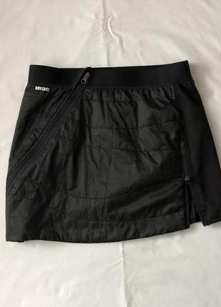 Спідниця міні стьогана зверху штанів 36 s