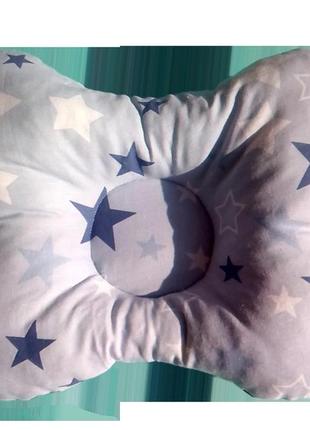 Детская ортопедическая бабочка подушка для новорожденного до 1 года minkyhome™