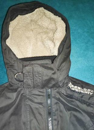 Стильная и теплая куртка парка superdry. размер-xs.7 фото