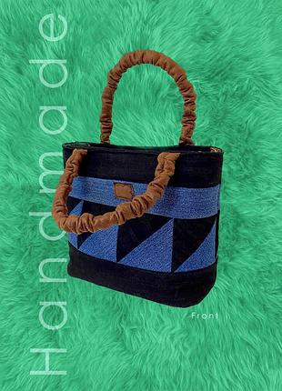 Сумка джинсова