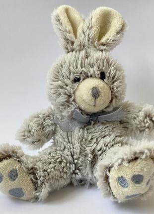 Мягкая игрушка серый кролик 🐰 зайка