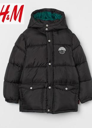 Зимова тепла куртка пуховик h&m thermolite® 11-12р