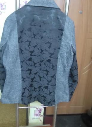 Шикарный стильный пиджак жакет р.442 фото