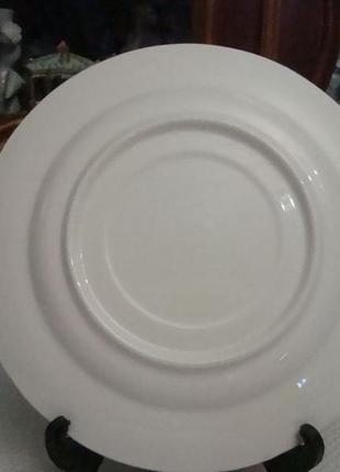 Красивая антикварная тарелка - блюдо синий лук англия №107410 фото