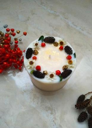 Ботанічні соєві свічки, зимова свічка