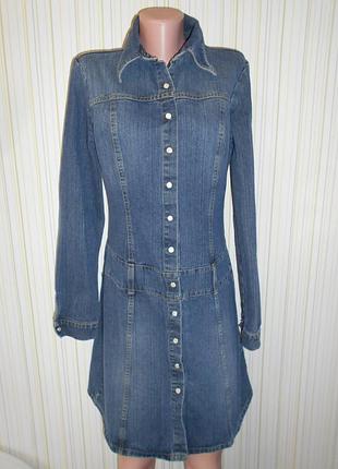 #распродажа#sisley#италия #фирменное джинсовое платье-рубашка #