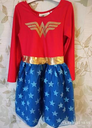Плаття карнавальне/костюм wonder woman 110/116