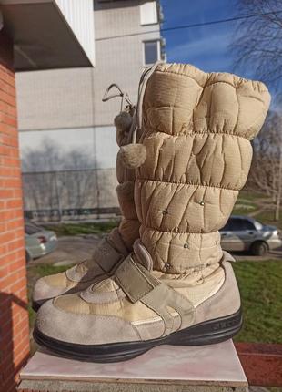 Теплі зимові чоботи geox sport 39 розмір1 фото