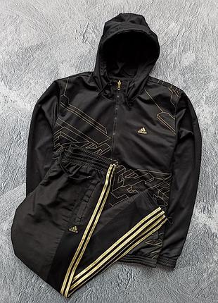Спортивний, двосторонній костюм adidas vintage