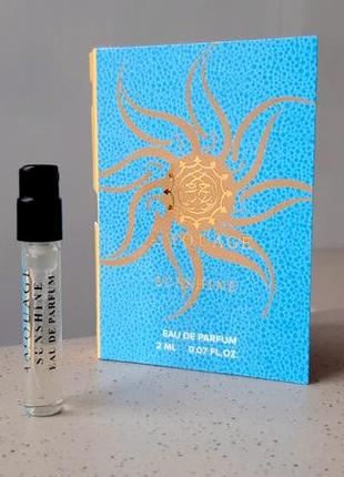 Amouage sunshine women💥оригінал мініатюра пробник mini spray 2 мл книжка ціна за 1мл