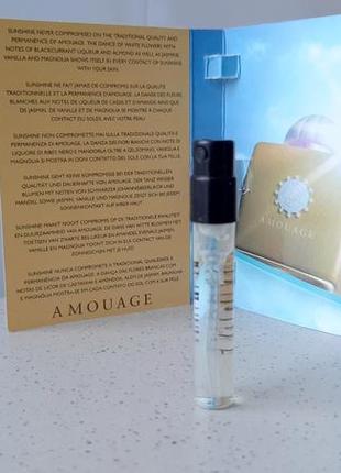 Amouage sunshine women💥оригинал миниатюра пробник mini spray 2 мл книжка