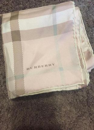 Шовковий шарф від burberry3 фото