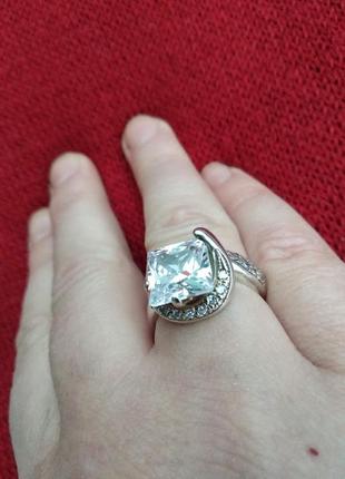 Серебрянный перстень размер 18,53 фото