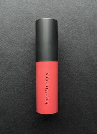 Стойкая матовая жидкая помада для губ bareminerals mineralist matte lip color spirited3 фото