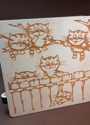 060302к  дерев'яний органайзер для бісеру на 40 комірок блокнотик