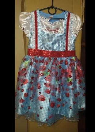 Карнавальний костюм, плаття для дівчинки, новорічна сукня квітка, дюймовочка, інші образи, 6, 7, 8 років