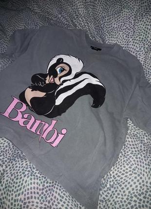 Bambi bershka сіра disney дісней