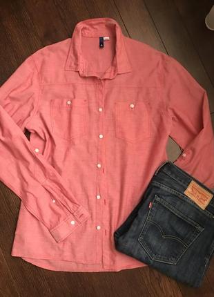 Стильная рубашка, h&m, размер л