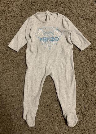 Человечек kenzo. размер 6-9 месяцев. оригинал.