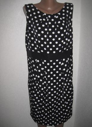 Нарядное платье в горох с открытой спиной  kardashian collection р-р16