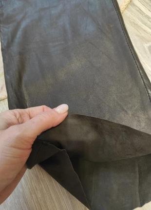 Кожаные штаны julia s roma, качество кожи мягусенькое. размер 46 (50-52) xl8 фото