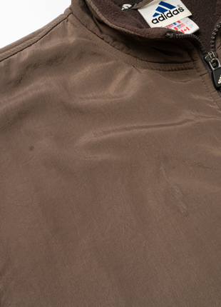 Adidas fleece jacket vintage чоловіча флісова кофта на змійці вінтаж3 фото