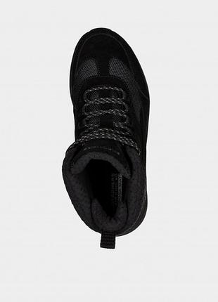 Чорні замшеві черевики skechers /демісезонні черевики4 фото