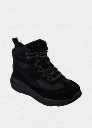 Чорні замшеві черевики skechers /демісезонні черевики3 фото