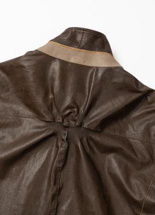 Gimo`s leather jacket чоловіча шкіряна куртка9 фото