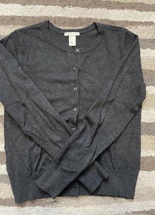 Пуловер сірий h&m розмір s
