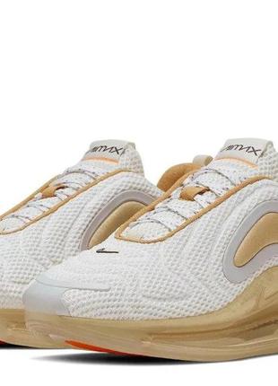 Білі чоловічі кросівки nike air max 720 ориг тканинні текстиль із балонами жіночі