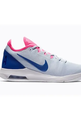 Блакитні рожеві жіночі кросівки monogram airmax ориг тканинні текстиль із захистом білою підошвою