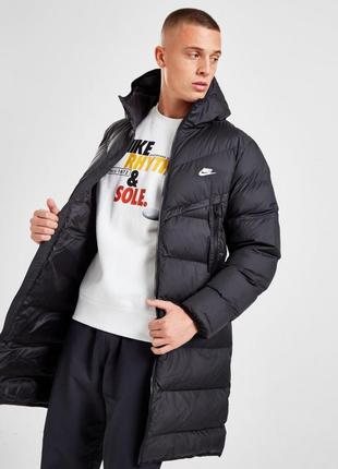 Оригінальна зимова куртка nike m nk sf wr pl-fld hd parka | dr9609-0102 фото