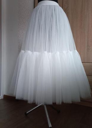 Свадебная воздушная юбка шопенка5 фото
