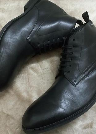 Сапоги.ботинки фирменные осень-весна кожа муж. 47-46р. clarks gore-tex индии