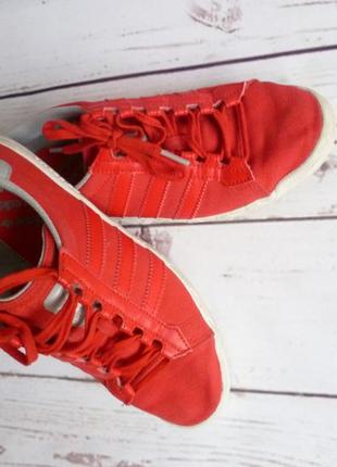 Кроссовки кеды  красные adidas3 фото