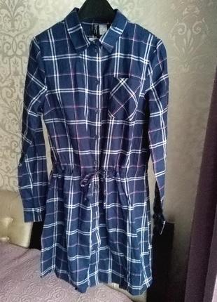 Платье-рубашка h&m 4